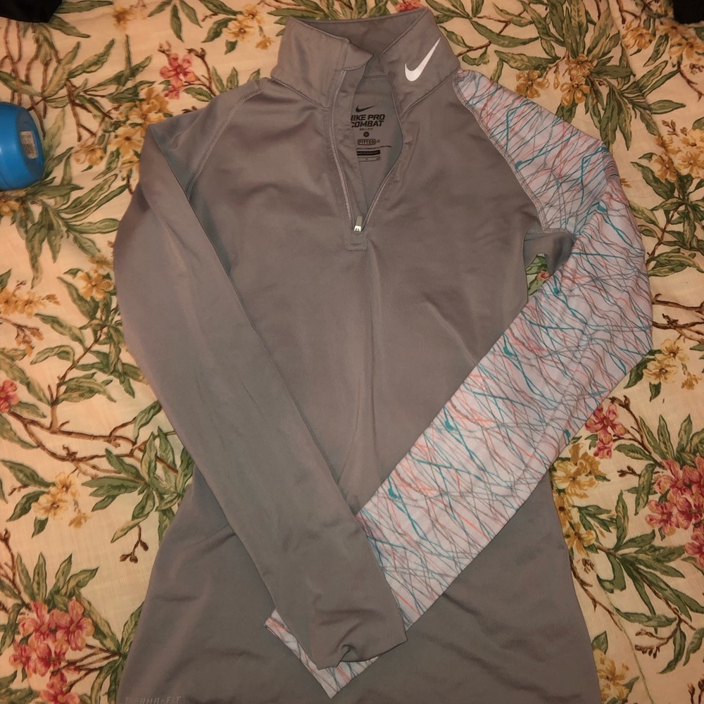 Nike Pro Combat Quarter Zip Up
